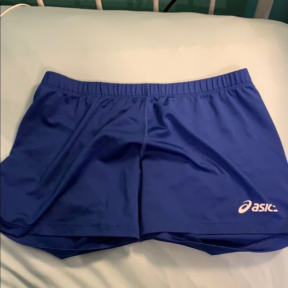 Asics Pants - blue volleyball spandex